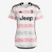 Tanie Strój piłkarski Juventus Dusan Vlahovic #9 Koszulka Wyjazdowej dla damskie 2023-24 Krótkie Rękawy